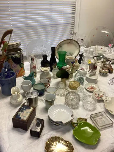 I’m Baaaaack!  Come Shop My Table And Shelves!