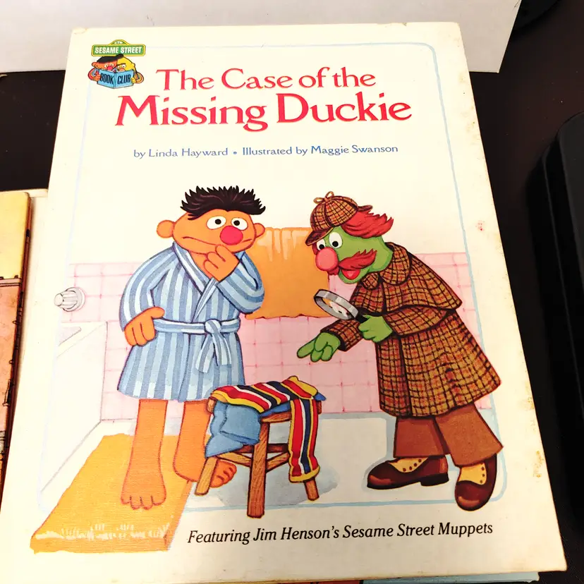 Sesame Street books- The Case of the Missing Duckie and The Sesame Street Pet Show