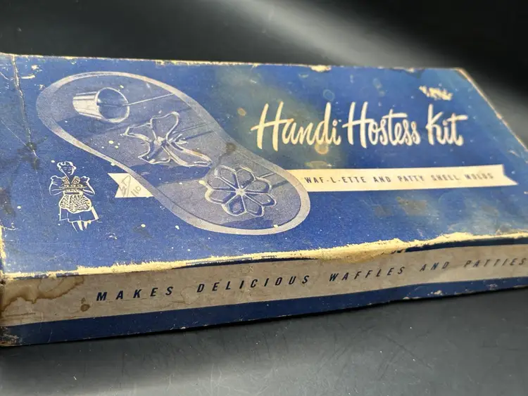 Vintage Bonley Products Handi Hostess Kit Waflette and Patty Shell Maker Recipes