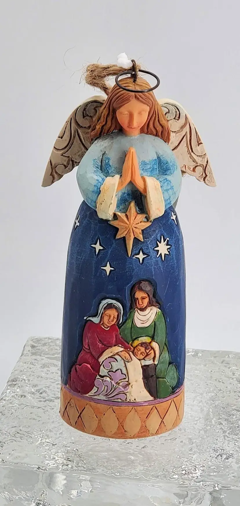 Jim Shore Angel Christmas Ornament 2018 NIB "Holy Family"