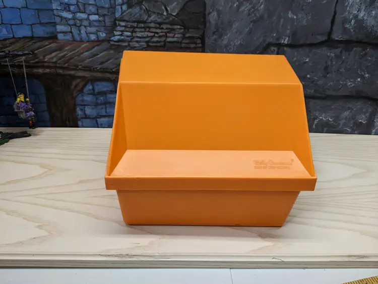 Vintage My Great Recipes 1970 Bright orange Index Cards Recipe Box Large Lot 600+ Card Retro Kitchen