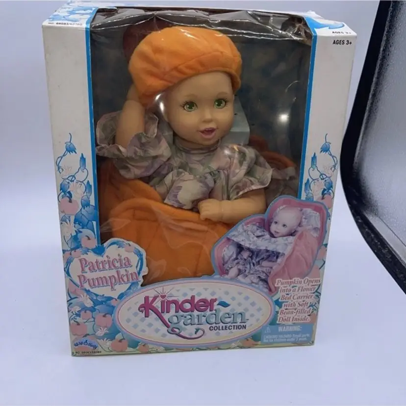 Kinder-garden Collectible Baby Play Doll - Patricia Pumpkin in Original Box