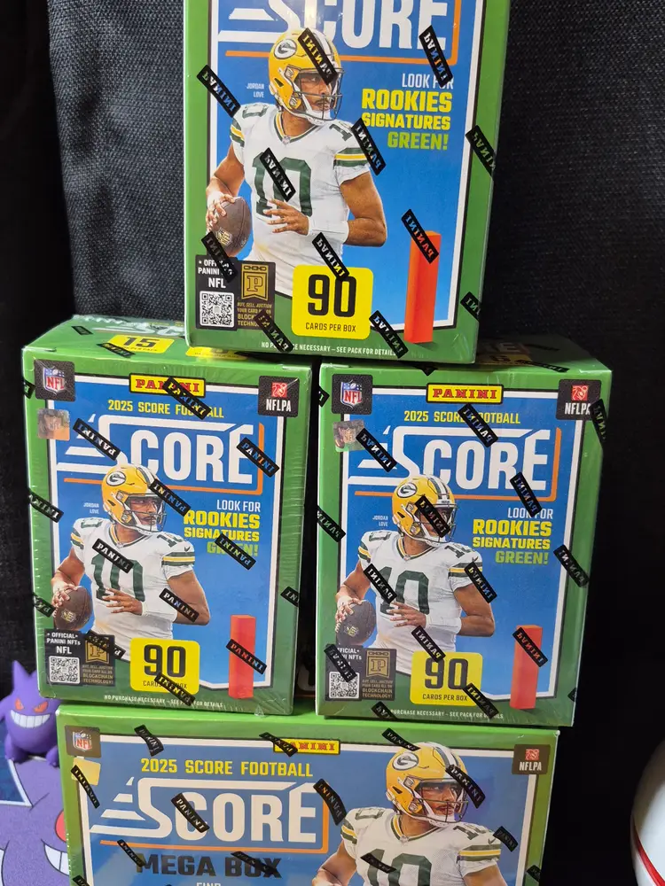 2025 Score 4 box Rip. Buy your Team