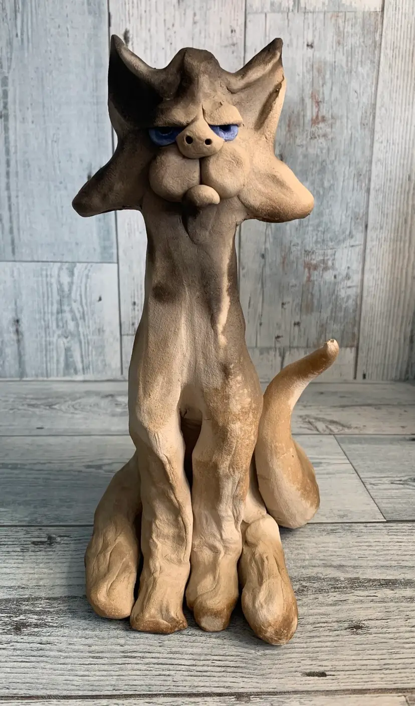 Original Boyd Clay Sitting Cat