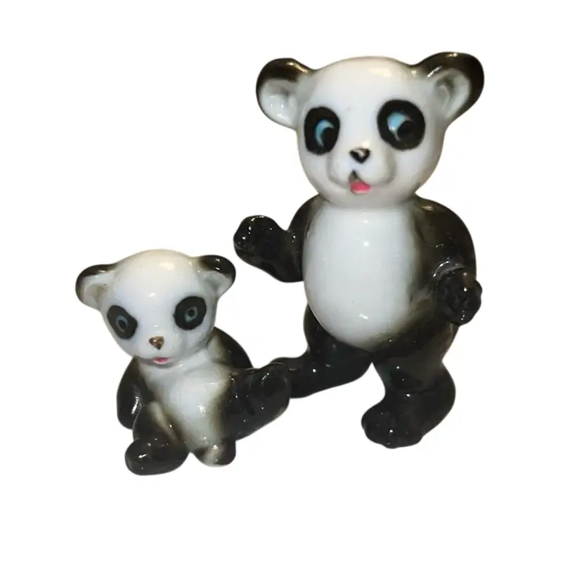 Vintage Japan Panda Bears 2.5β