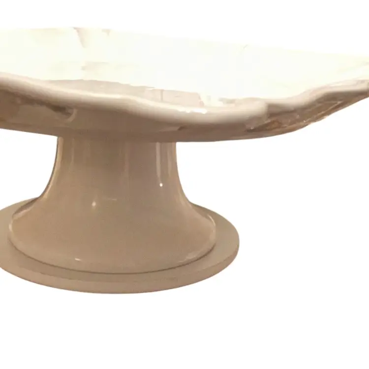 Villa Forte Cake Plate White Made In Portugal