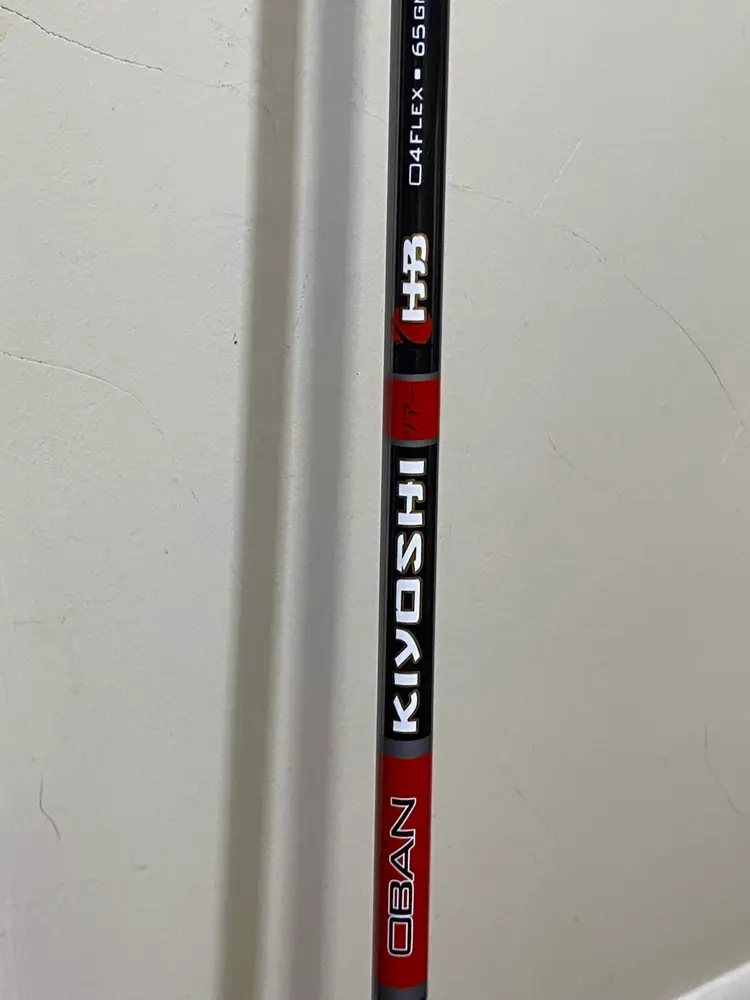 OBAN KIYOSHI HB HIGH BALANCE STIFF 44’ Pured Shaft On A Golf  pride multi compound grip with a Ping adapter