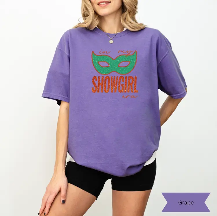 Comfort Colors Showgirl Mask Unisex T-Shirt