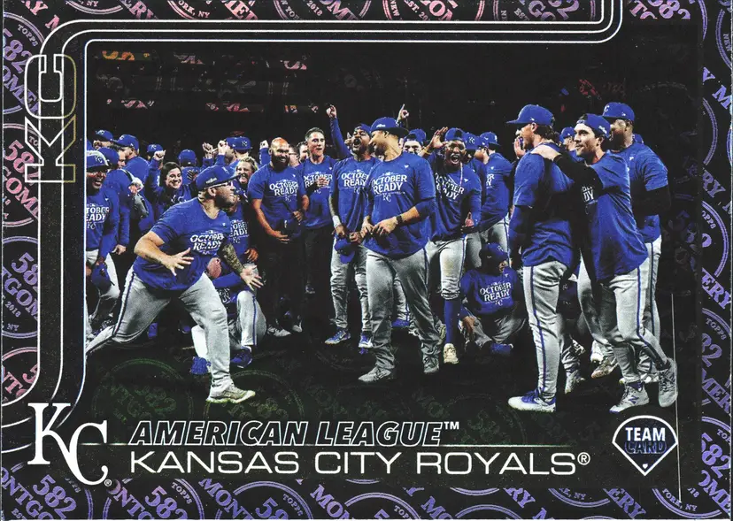 Kansas City Royals - 2025 Topps 582 Montgomery Club Foil - Pick Your Card
