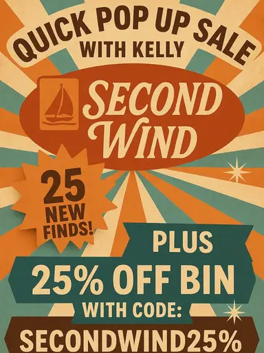 Pop-Up Sale! 25 New Finds & 25% Off BIN! 