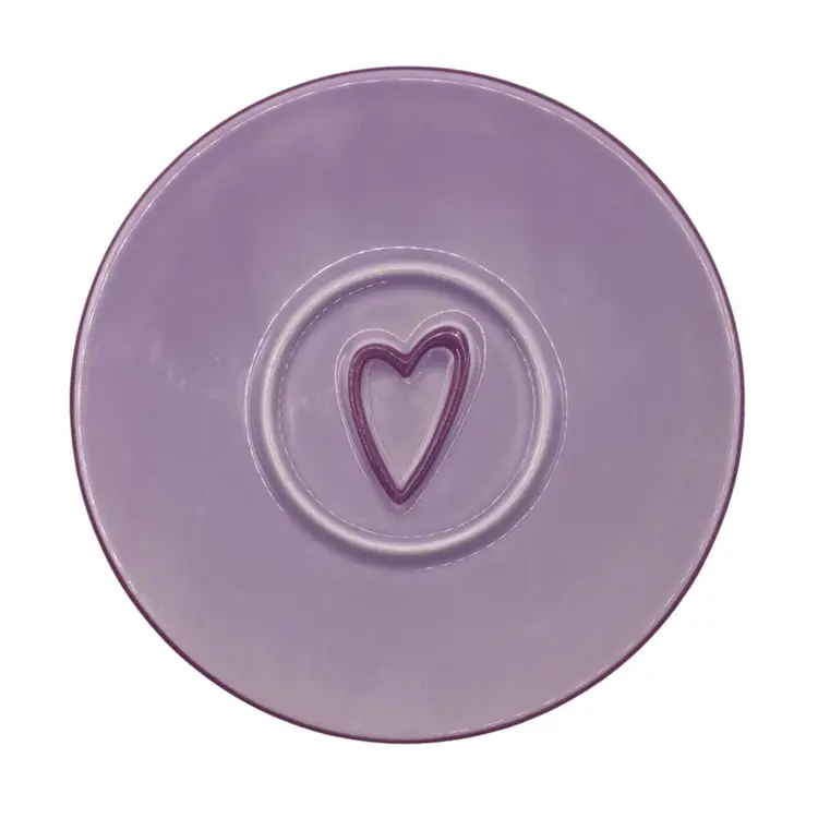 Starbucks Coffee Saucer/Plate, Purple Heart, 6.5 inches, 2006