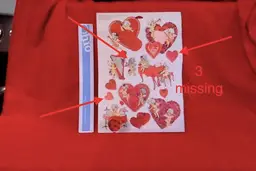 RARE Vintage Hallmark Valentine's Ephemera, Paper Die Cut Music Theme Cherubs and Hearts.