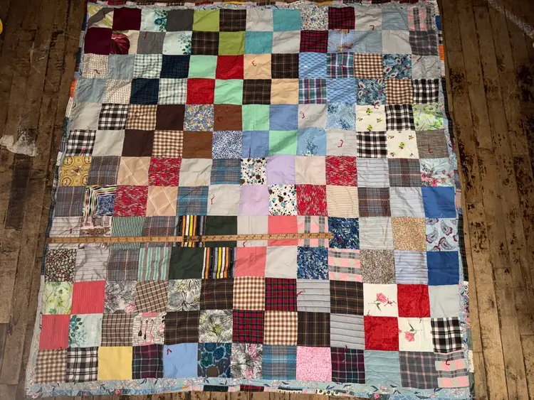 Handmade Patch Quilt 53 X 53”