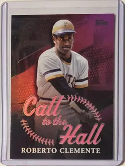 2025 Topps Pink Call To The Hall Roberto Clemente