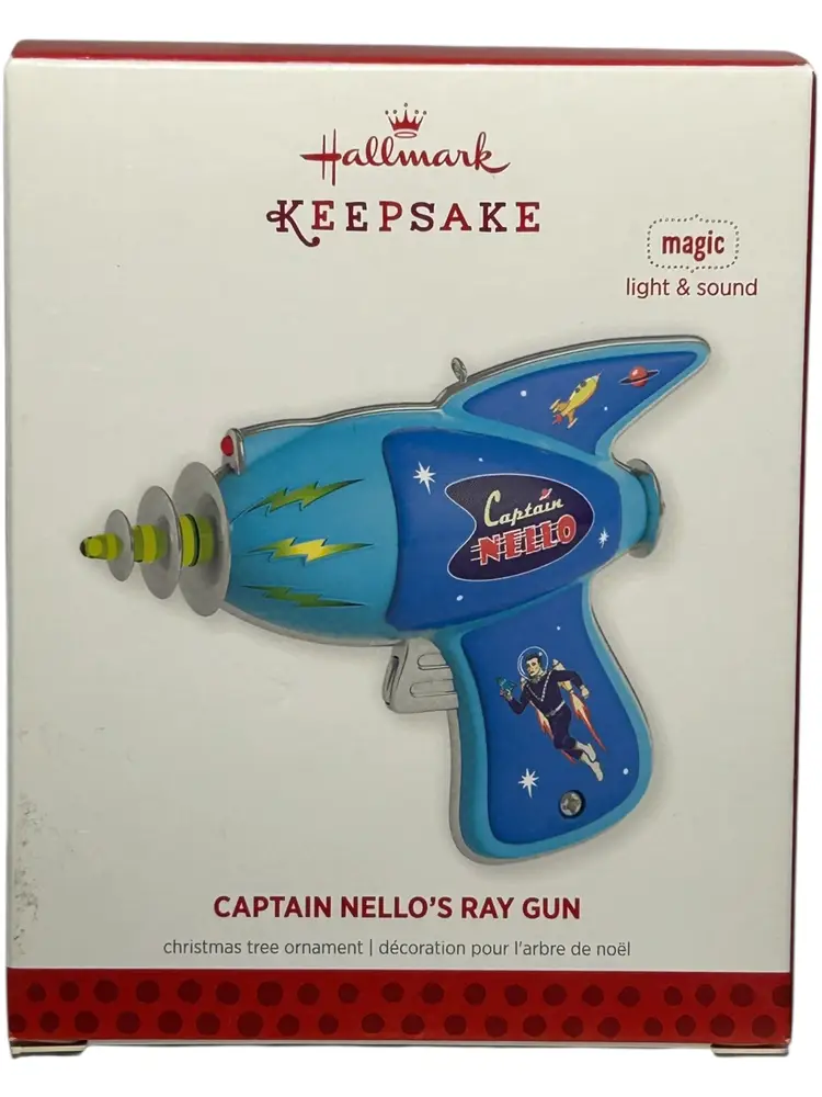 Hallmark Keepsake Ornament "CAPTAIN NELLO'S RAY GUN"  2013 NIB