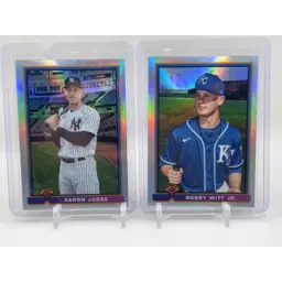 2021 Bowman Chrome ‘91 Bowman Refractors Judge & Witt Jr.