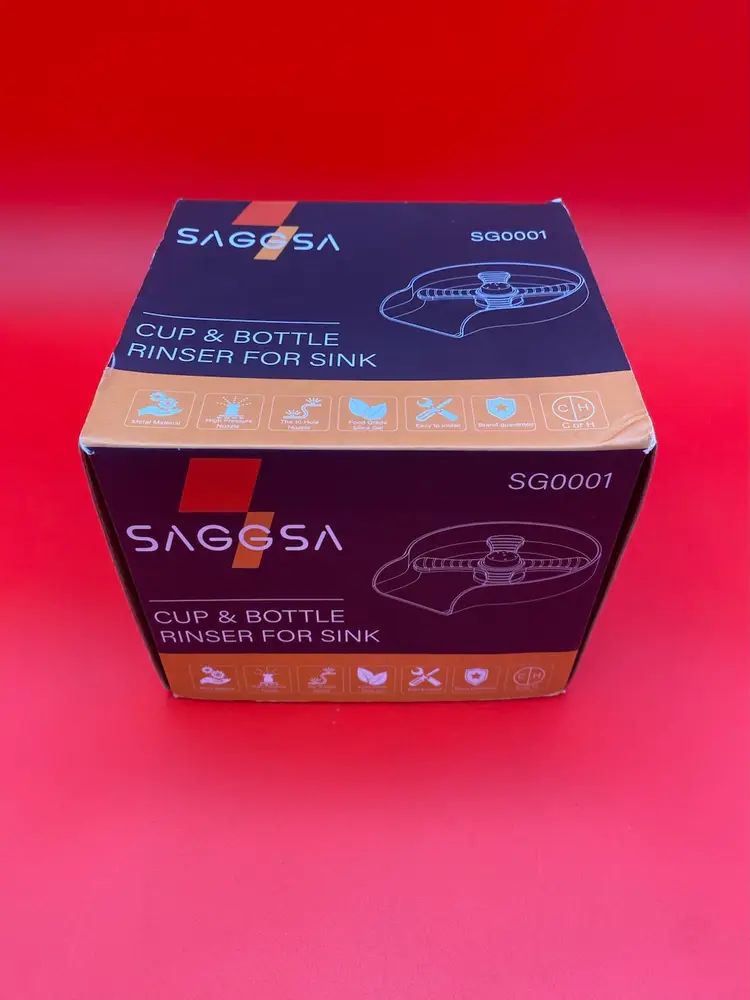 Saggsa Cup & Bottle Rinser For Sink Model # SG0001 - New