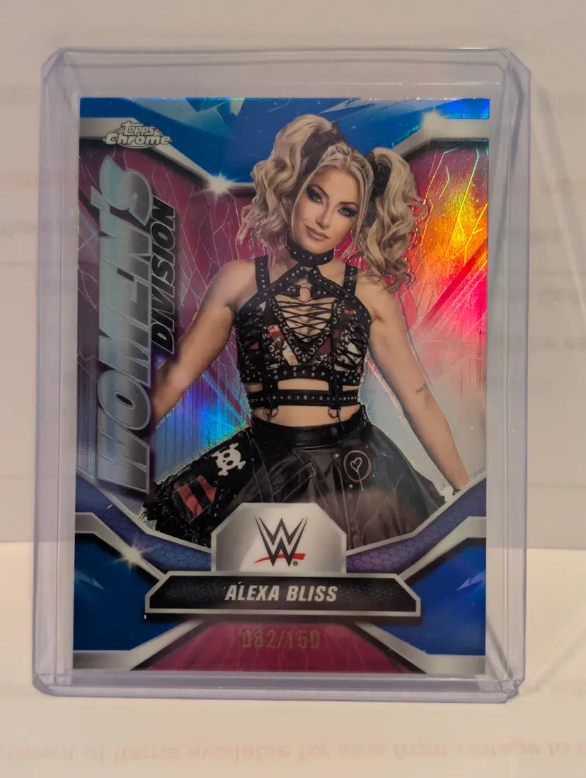 Alexa Bliss 2026 Topps Chrome WWE #WDV-1 Women's Division Blue /150 - (A) -