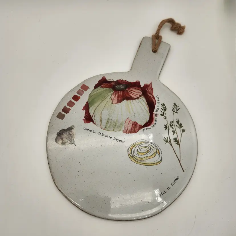 Rosanna Artist Sketchbook Farm To Table Collectable Ceramic Charcuterie