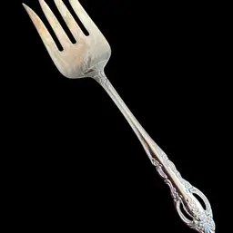 RLM9 Cold Meat Serving Fork Silverplate Royal Limited 8.5”
