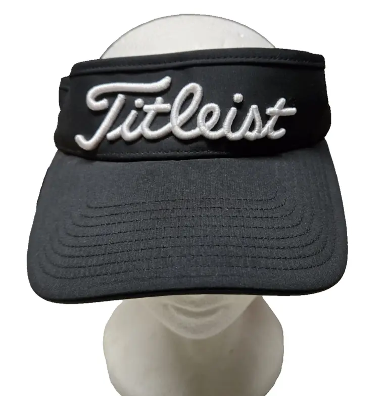 Titleist Indian Palms Country Club Golf Black Visor Adjustable Strapback Hat