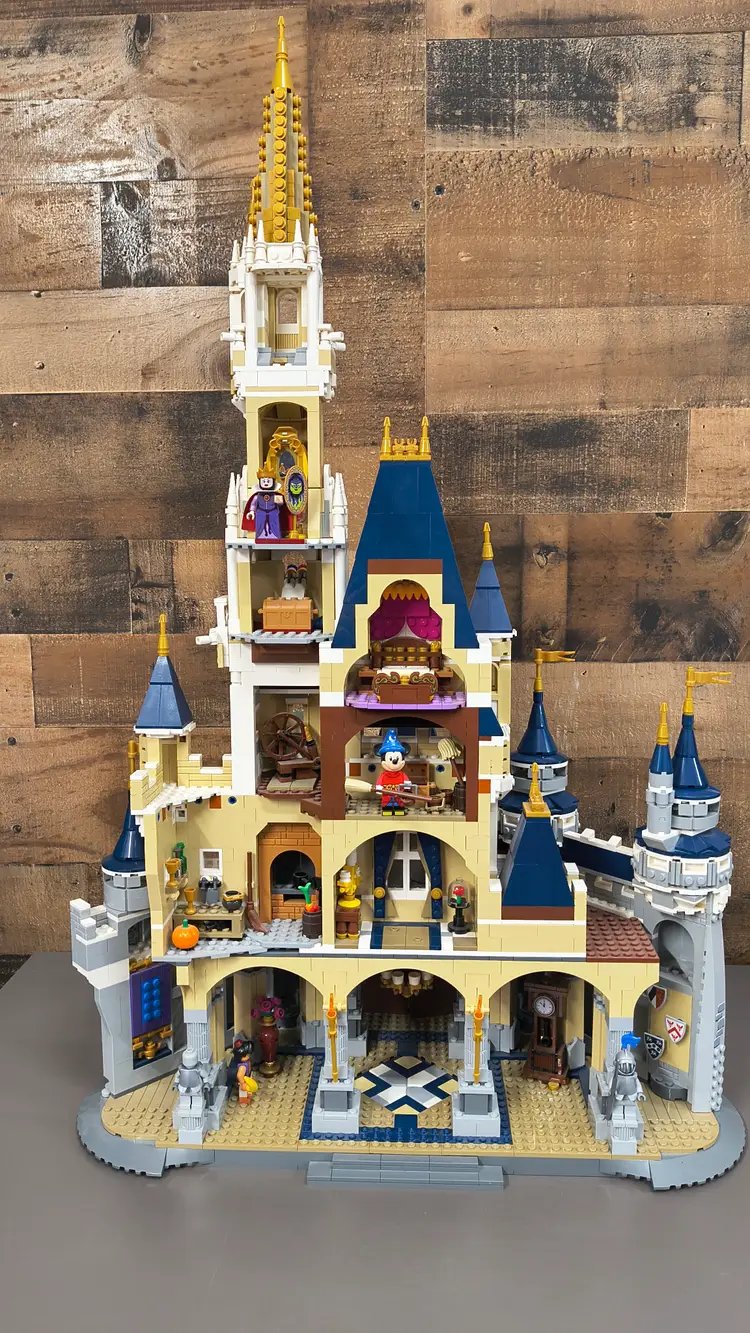 LEGO The Disney Castle 71040 Built once and Displayed Extra Minifigs included
