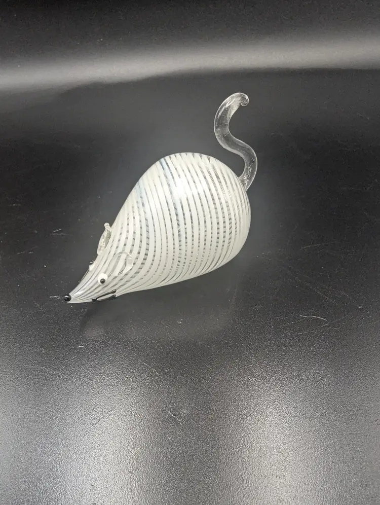 Vintage Murano Style Ribbon Mouse