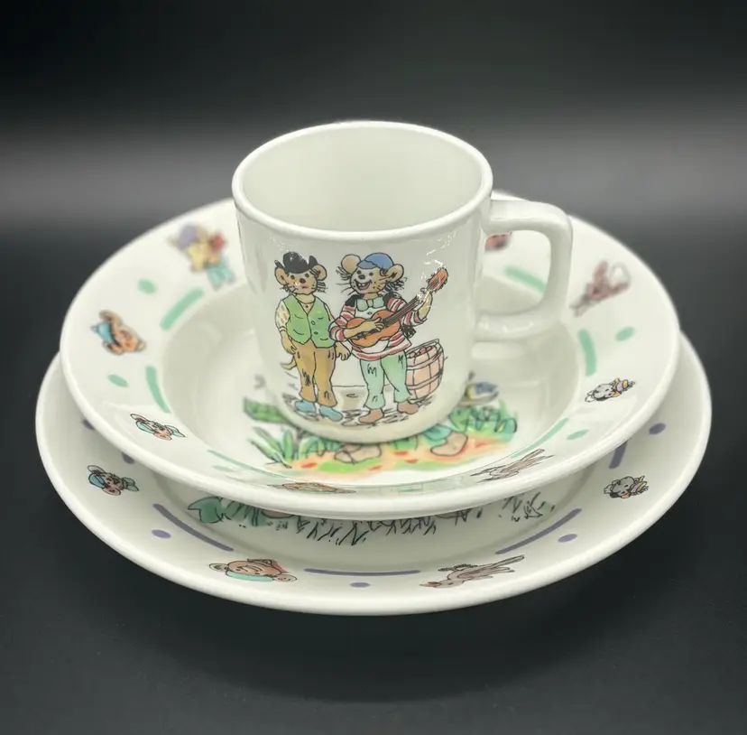 Darling Thorbjorn Egners Norway Children’s Ceramic Place Setting