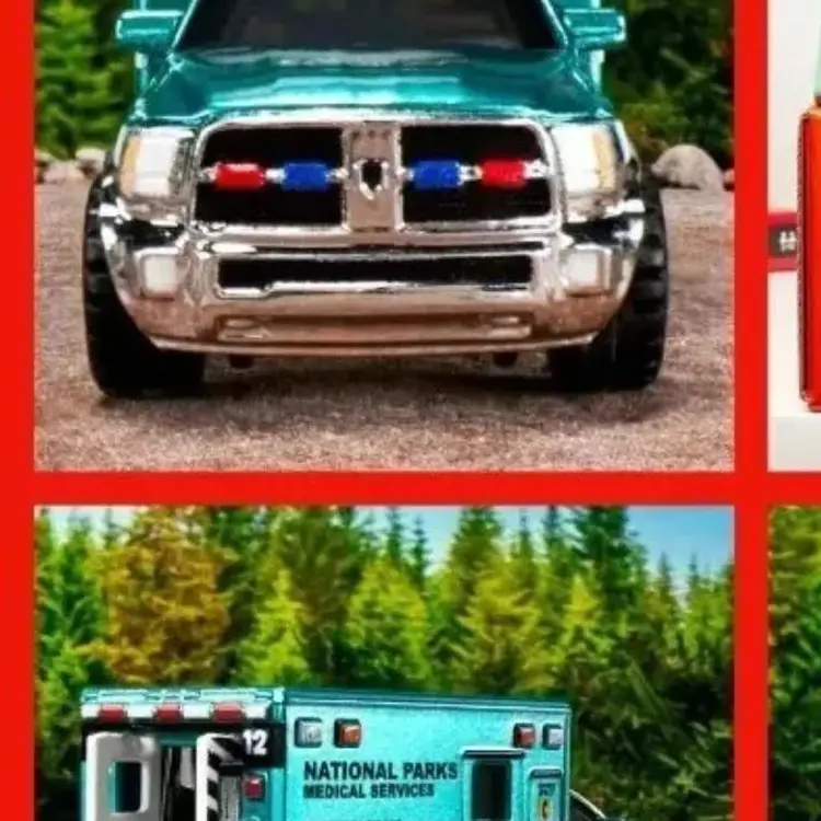 New 2023 Matchbox 2019 Ram Ambulance. The rear doors do open on this National Parks Model. This Was A Limited Release This Year and is Hard find. This Is Sealed In Original Box. Comes from a smoke and pet free zone. Thanks for stopping by.