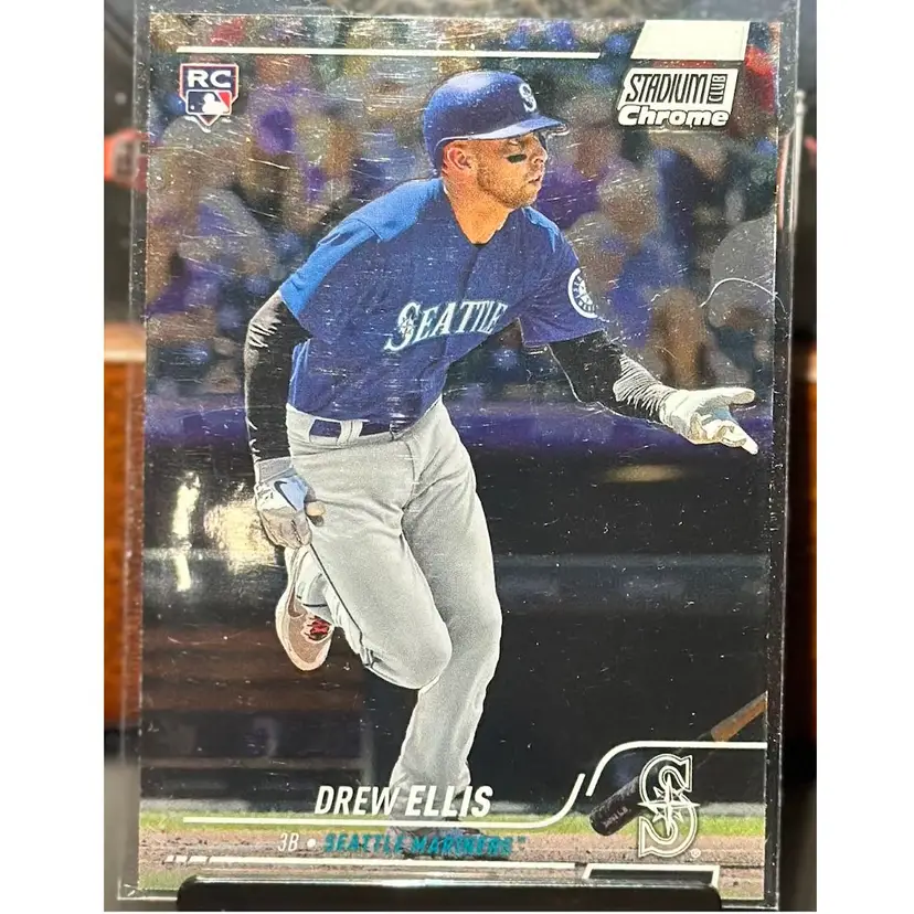 Drew Ellis Seattle Mariners 2022 Stadium Club Chrome Rookie Card RC