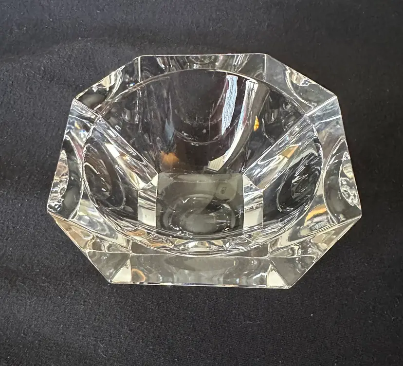 Orrefors Sweden Octagonal Bowl