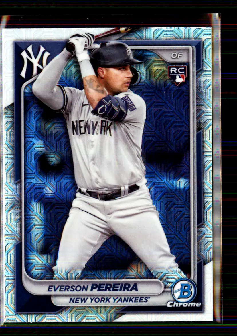 Everson Pereira 2024 Bowman Chrome Mega Box Mojo Refractor #93 - New York Yankees - (147-164)
