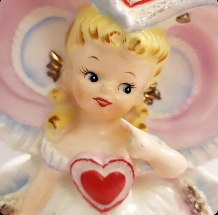 Vintage Valentine Relpo Southern Belle Planter