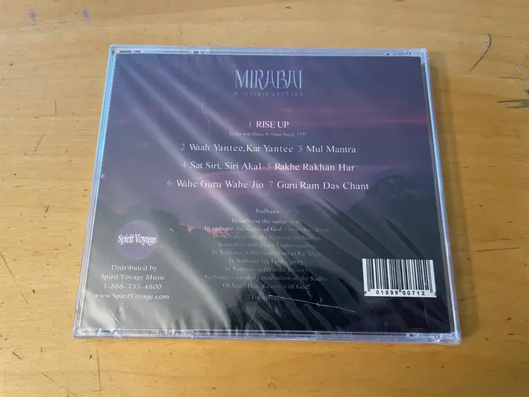 Mirabai CD Mountain Sadhanna New Sealed