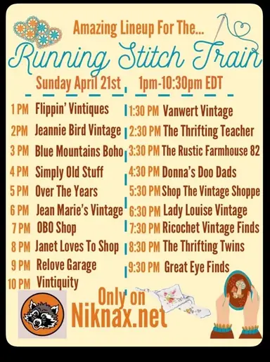 Running Stitch Train 