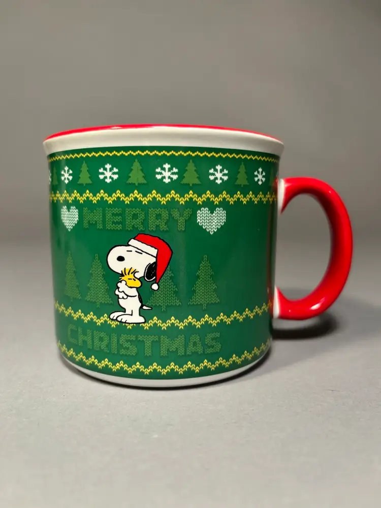 Green “Merry Christmas” Mug