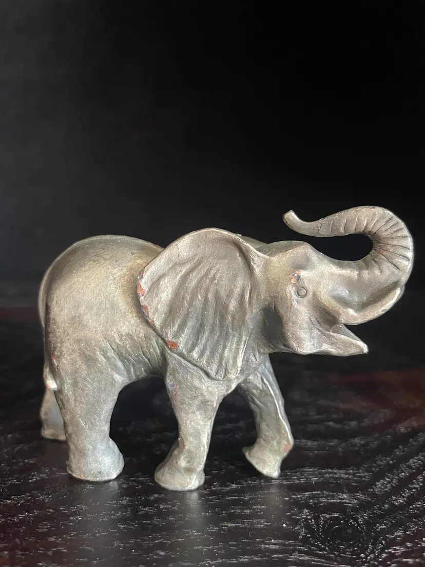 Vintage Trunk Up Good Luck Walking Elephant. PG 1993.