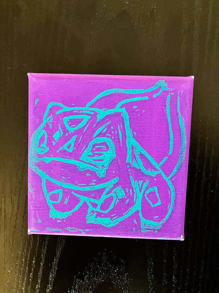 Stoned Bulb mini - Purple/Turquioise