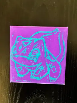 Stoned Bulb mini - Purple/Turquioise