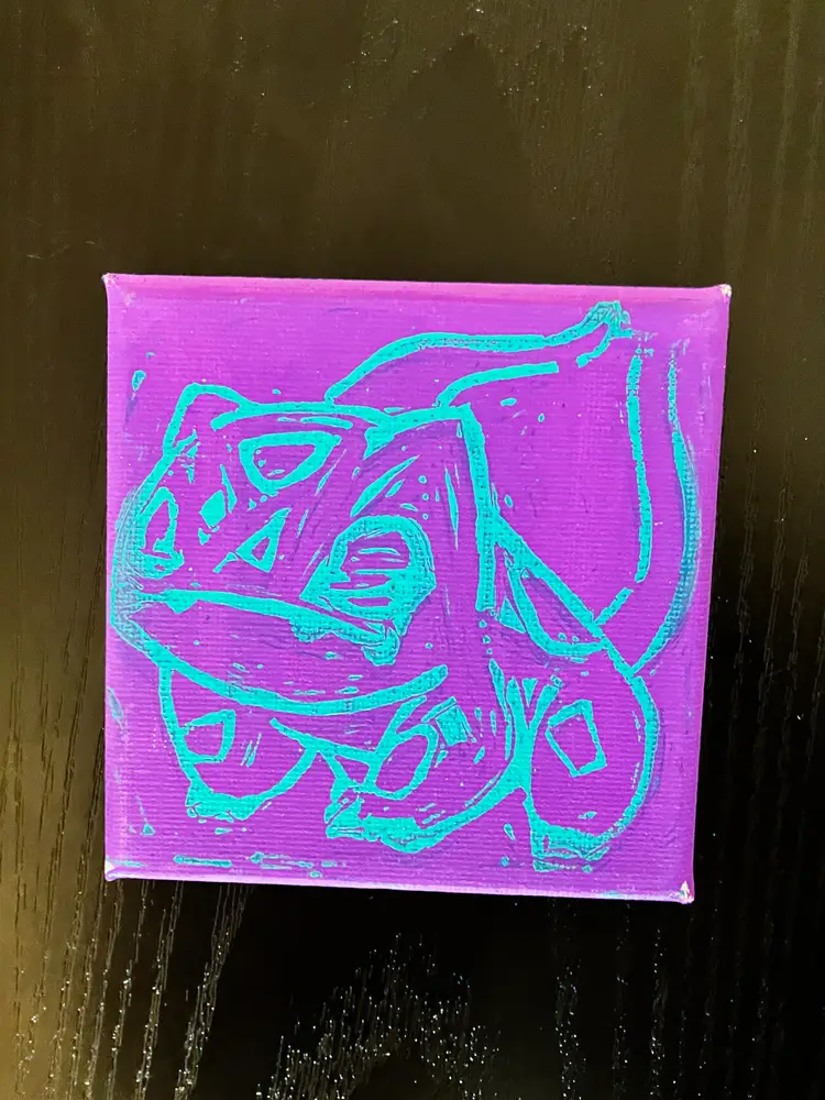 Stoned Bulb mini - Purple/Turquioise