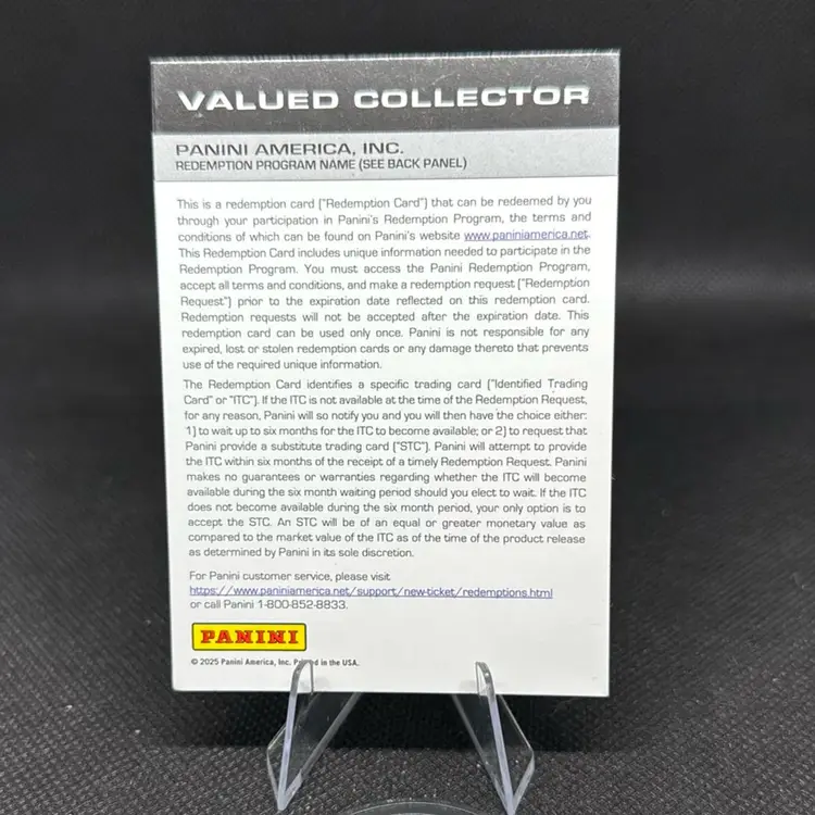 Emmett Sheehan 2025 Panini Boys Of Summer Majestic Marks Redemption Los Angeles Dodgers