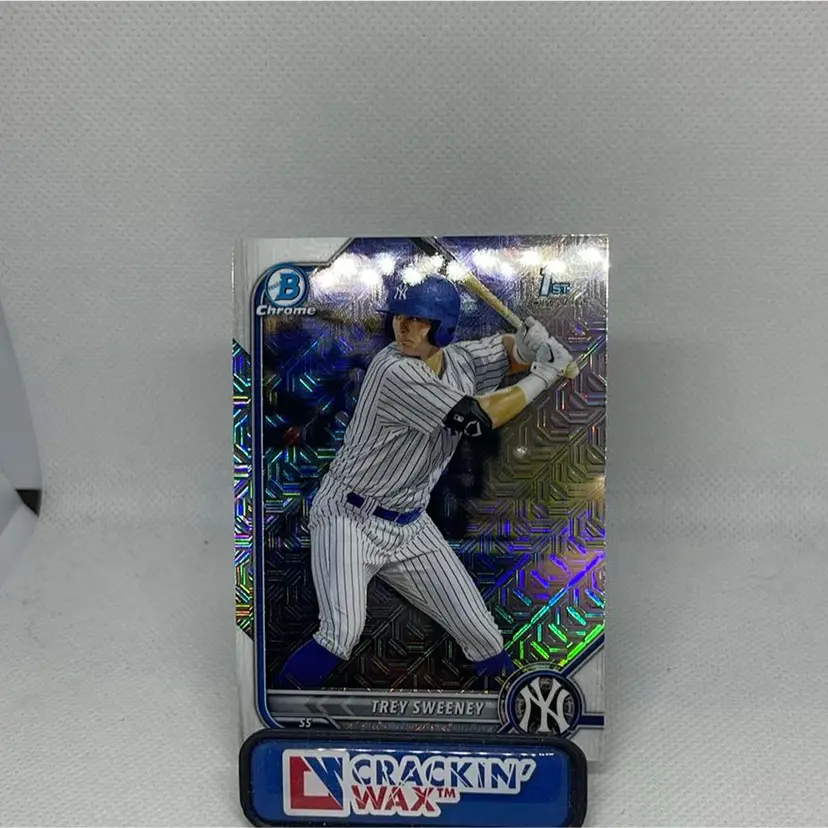2022 Bowman 1st Bowman Chrome MOJO Refractor Trey Sweeney New York Yankees 