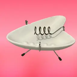 Vintage Oggi Boomerang Ashtray