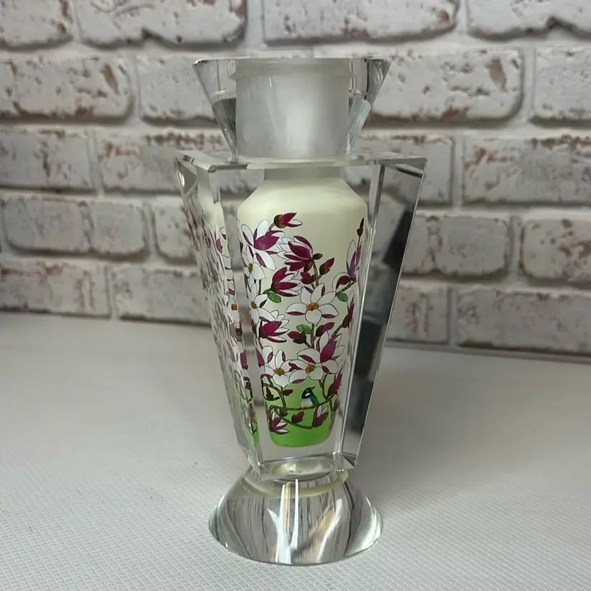 7.5” Jacarte Hand Painted Sculpture Of Glass Art