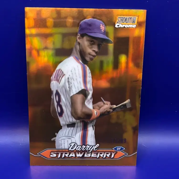 Darryl Strawberry 2024 Topps Stadium Club Chrome Orange #71/99