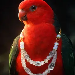 29.  Artisan Double Strand Raw Glass & African Trade Bead Necklace – 161g