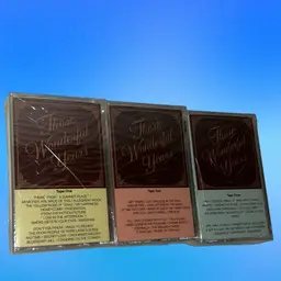 Lot Of 3 Cassette Tapes, Those Wonderful Years, 1990, see the description