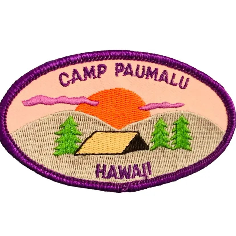 Vintage Scouting Fun Patch: Camp Paumalu Hawaii 