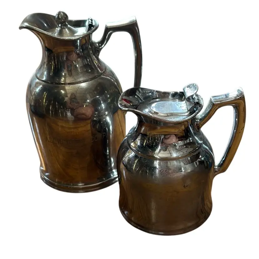 Stanley Landers Frary & Clark Hot Or Cold Drinks Server Pitchers insulated  Vintage