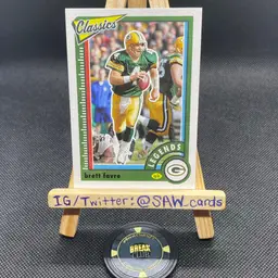 2022 Classics Brett Favre Red Back /99 Green Bay Packers